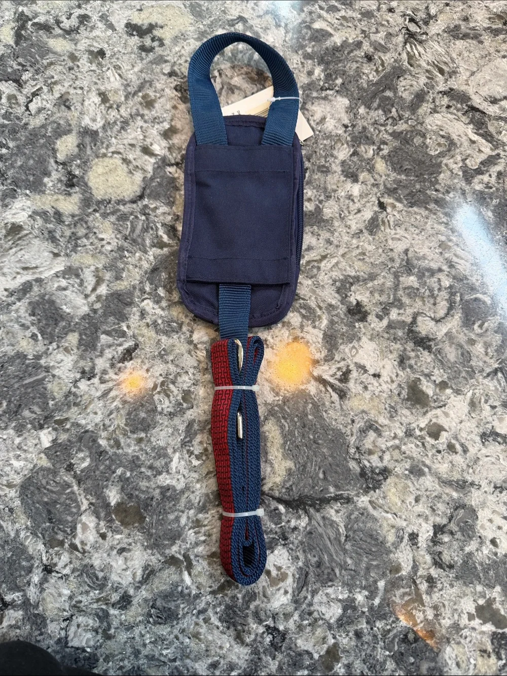 Navy No-Pockets Dog Leash Phone Pouch